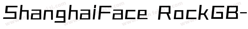 ShanghaiFace RockGB字体转换